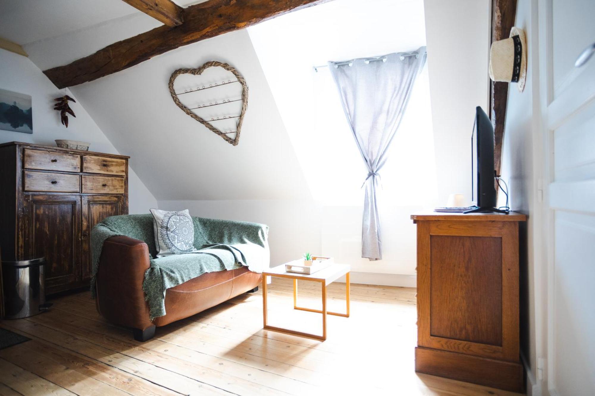 La Villa Au Petit Bonheur Honfleur Szoba fotó